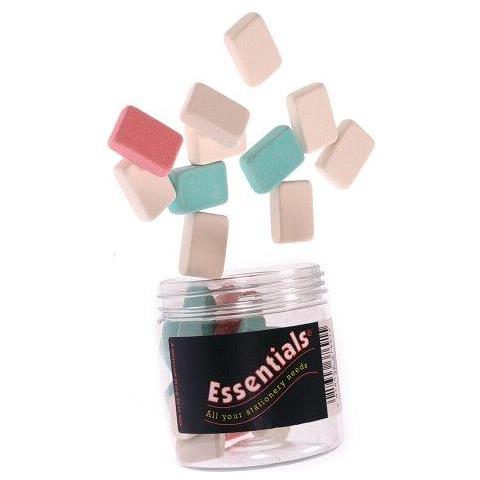 37691 Cancelleria Vasche Eraser Di Matita - Colori Assortiti (pacchetto Di 25)  - Foto 1