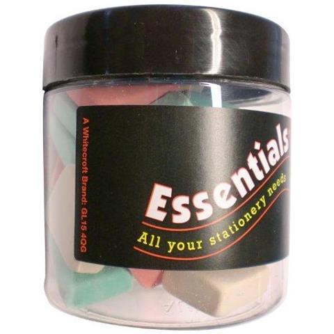 37691 Cancelleria Vasche Eraser Di Matita - Colori Assortiti (pacchetto Di 25)  - Foto 2