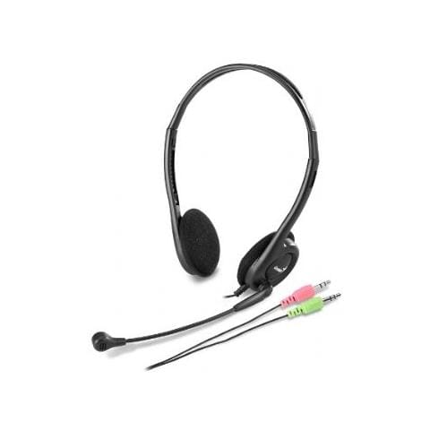 Cuffie con Microfono per PC Connessione Cavo Nera 1.8 m - Foto 3