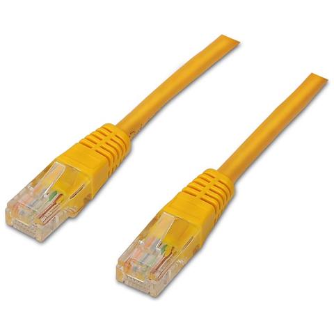 10.20.0403-Y, RJ-45, RJ-45, Maschio / maschio, Cat6, U / UTP (UTP) , Giallo - Foto 1