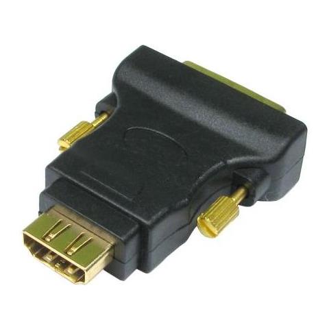DVI-D - HDMI DVI-D 25-pin HDMI 19-pin Nero cavo di interfaccia e adattatore - Foto 2