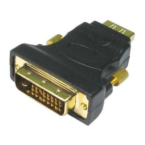 DVI-D - HDMI DVI-D 25-pin HDMI 19-pin Nero cavo di interfaccia e adattatore - Foto 1