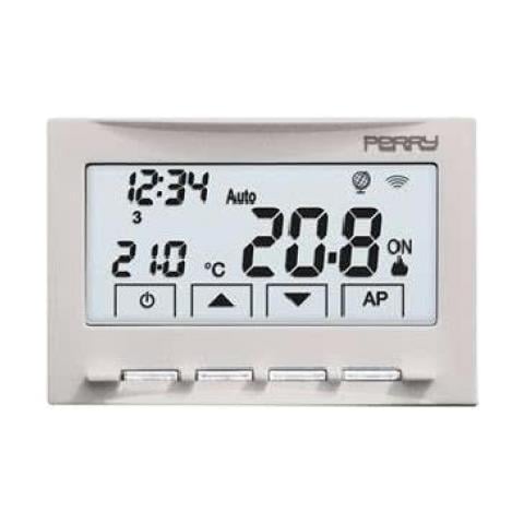 Cronotermostato Wi-fi 230v Da Incasso Universale 3 Moduli Civili - Perry Electric 1txcds29wifi - Foto 1