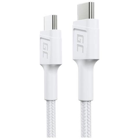 GC PowerStream cavo USB USB 3.2 Gen 1 (3.1 Gen 1) 0,3 m USB C Bianco - Foto 1