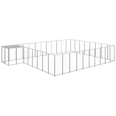 Gabbia Per Cani Argento 25,41 M In Acciaio - Foto 1