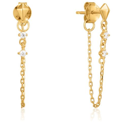 Orecchini Donna Ania Haie E025-02g Argento Puro 4 Cm - Foto 1