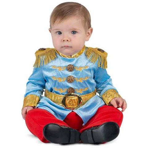 Costume Per Adulti Azzurro Rosso Principe - Foto 1
