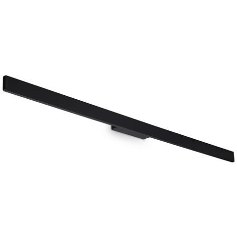Applique Da Parete Contemporaneo Linea Alluminio Nero Led 23w 3000k Ip54 - Foto 1