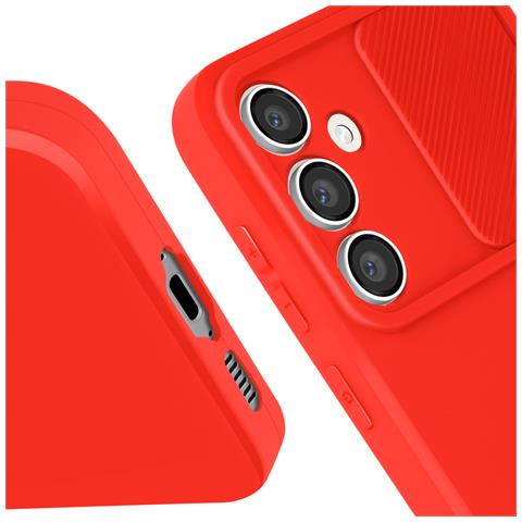 Cover Per Samsung Galaxy S23 Fe Silicone Coprifotocamera Scorrevole - Foto 2