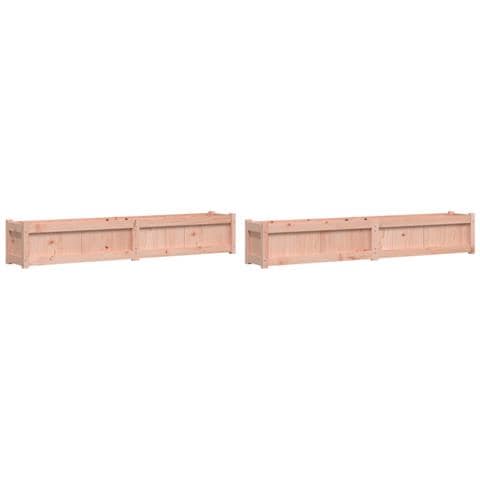 Fioriere Da Giardino 2 Pz In Legno Massello Di Douglas - Foto 2