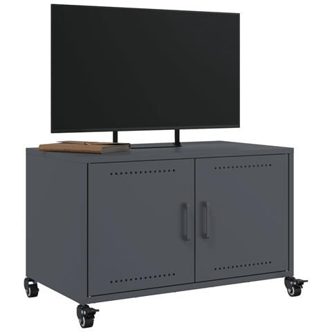 Mobile TV Antracite 68x39x43,5 cm in Acciaio - Foto 10