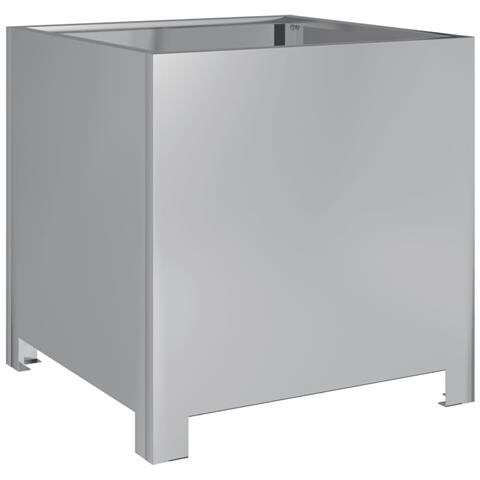 Fioriere Da Giardino 2 Pz 40x40x40 Cm In Acciaio Zincato - Foto 9