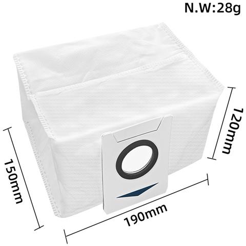 Sacchetti Raccoglipolvere Per Ecovacs X1/x1s Pro /t10/t10s Pro /t20 Pro /t20 Max, Confezione Da 6 - Foto 2