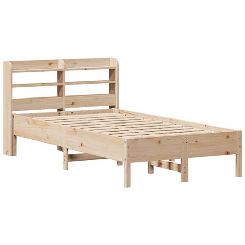 Letto Senza Materasso 120x190 Cm In Legno Massello Di Pino - Foto 3