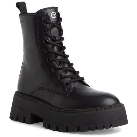 Lace Boot Black Stivaletti Pelle Scarpe Donna Nero Eu 38, 1-25228-43 001 - Foto 1