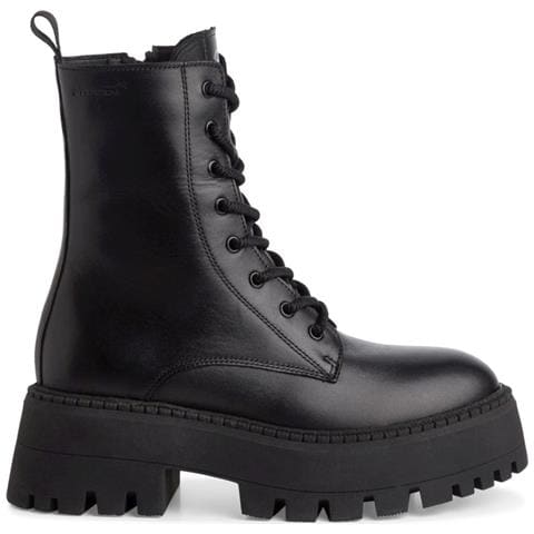 Lace Boot Black Stivaletti Pelle Scarpe Donna Nero Eu 38, 1-25228-43 001 - Foto 2