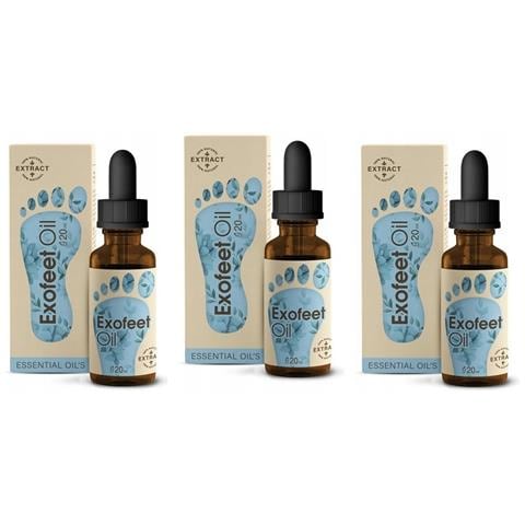 3x Olio Exofeet - Olio Per Unghie E Piedi 20ml Per Gambe Sane - Foto 1