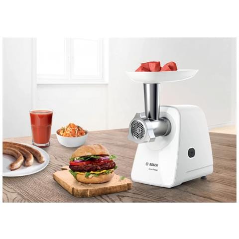 Tritacarne SmartPower MFW2520W Potenza 1500 W Acciaio Inox / Bianco - Foto 2