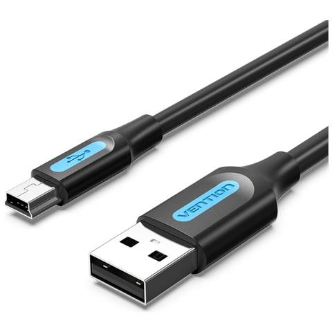 COMBG cavo USB USB 2.0 1,5 m USB A Mini-USB B Nero - Foto 1