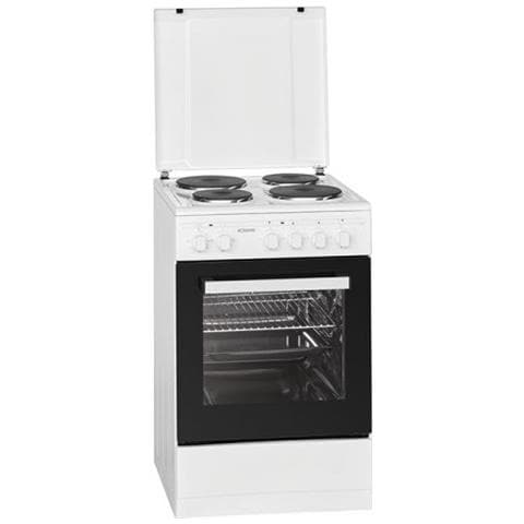 Cucina Elettrica EH 561 4 Zone Cottura Forno Elettrico Multifunzione Classe A Dimensioni 50 x 55 cm Colore Bianco - Foto 1
