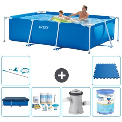 Piscina Fuori Terra - Rettangolo - 260x160x65 Cm - Blu - Include Accessori Coordinati A135 - Foto 1