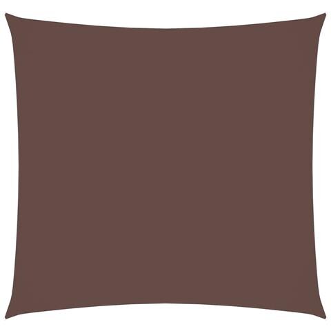 Parasole A Vela In Tela Oxford Quadrato 3x3 M Marrone - Foto 1