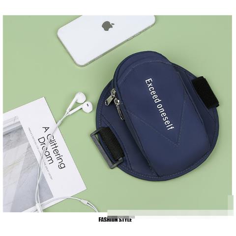 Fascia Da Braccio Sottile Impermeabile Per Telefono Da Esterno Per Corsa E Fitness Darkblue - Foto 2