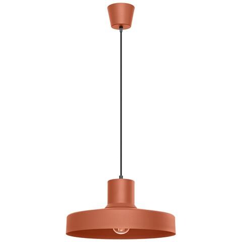Sollux Lighting Lampada A Sospensione Bilo Rosso Ocra Sl.1706 - Moderno Lampada A Sospensione Ocra Rossa 120x35x35 Cm - Foto 1