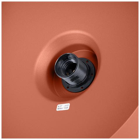 Sollux Lighting Lampada A Sospensione Bilo Rosso Ocra Sl.1706 - Moderno Lampada A Sospensione Ocra Rossa 120x35x35 Cm - Foto 8