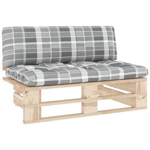 Divano Centrale Giardino su Pallet in Legno di Pino Impregnato - Foto 1