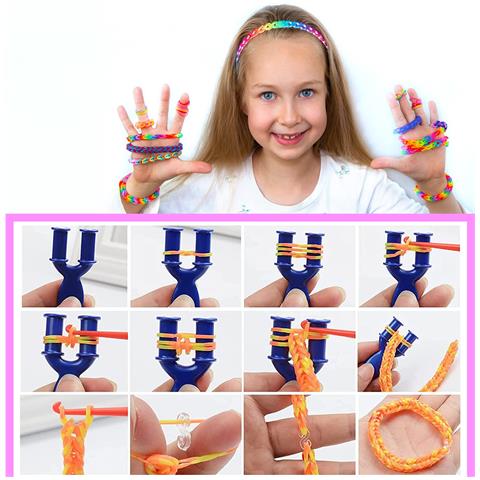 Set Di Elastici 2500 Pezzi Perline Ciondoli Accessori Fai Da Te Artigianato - Foto 2