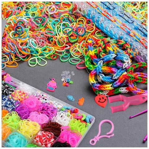 Set Di Elastici 2500 Pezzi Perline Ciondoli Accessori Fai Da Te Artigianato - Foto 5