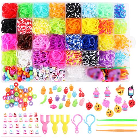 Set Di Elastici 2500 Pezzi Perline Ciondoli Accessori Fai Da Te Artigianato - Foto 1