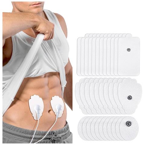 Patch Di Ricambio Per Massaggi - Elettrodi Ovali Per Stimolazione Muscolare (5 Paia/10 Pezzi) - Foto 6