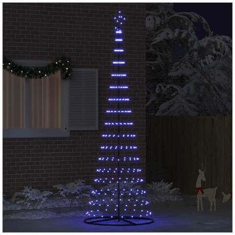 Albero di Natale LED Blu 100.5 x 100.5 x 302.5 cm Metallo - Foto 2