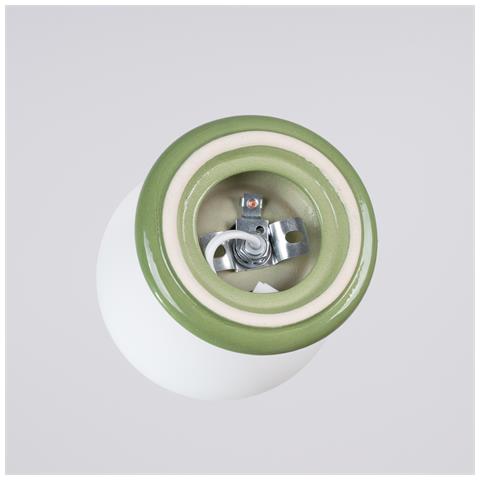 Lampada Da Soffitto Zori Verde Ip44 Sl. 1900 - Minimalist Lampada A Soffitto Verde Oliva 12x12x16 Cm - Foto 8