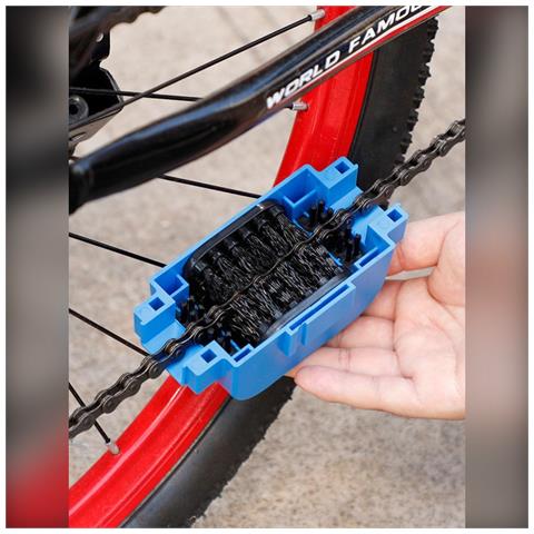 Kit Di Pulizia Multifunzione Per Catena Bici Per Pulizia Profonda - Design Migliorato Black - Foto 6