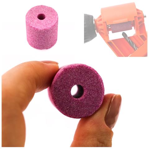 Fresa Di Ricambio Per Affilatrice Manuale - Compatibile Con Tutti I Tipi Di Punte | Colore Rosa | Materiale Durevole E Compatto - Foto 1