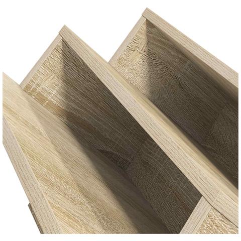 Scaffale per riviste Rovere Sonoma 53 x 40 x 28.5 cm - Foto 9