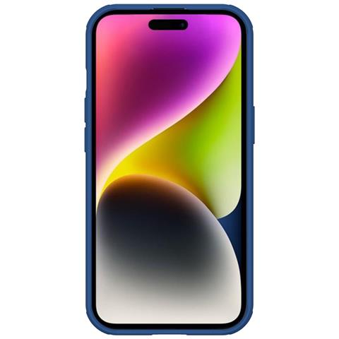 Cover per iPhone 15 Plus - TPU+PC, Blu, Anti-graffi - Foto 2