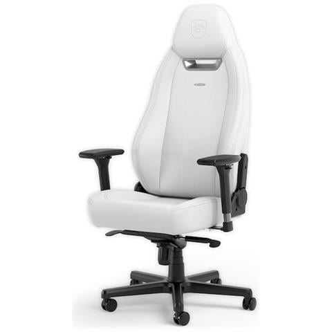 LEGEND Poltrona per gaming Seduta imbottita Bianco - Foto 1
