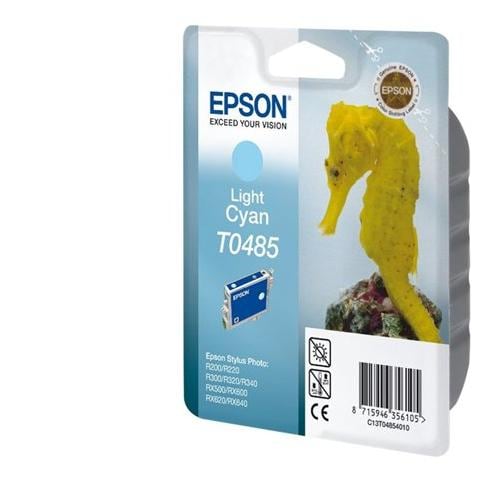 C13T04854010 Cartuccia Ink Originale Ciano per Epson Stylus Foto R 200 Capacità 400 Pagine - Foto 2