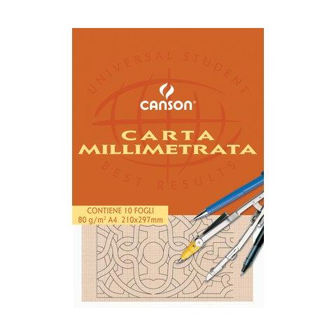 Blocco Millimetrata 10f A4 80g - Foto 1
