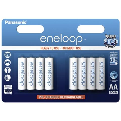 1x8 Panasonic Mignon AA 1900 mAh - Europa - Foto 2