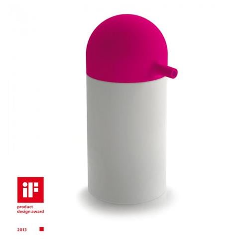 Dosatore Abs-Silicone Bianco-Fucsia Serie Saon - Foto 1