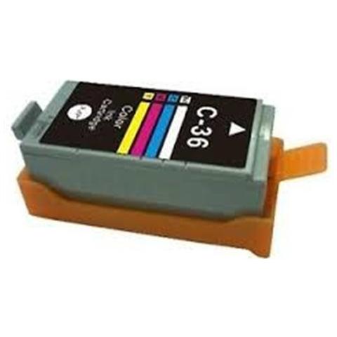 Cartuccia Canon Cli-36x Colore Compatibile Per Canon Pixma Ip100, Ip100bat, Ip110, Mini 260 Ip110bat,tr150 1511b001 Cli36 - Foto 1