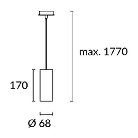 00-0073-14-05-ciondolo Pipe 1xgu10 Max 50 W 1xgu10 Max 11w 1xgu1 - Foto 2
