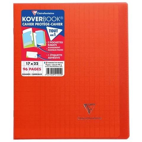 Notebook Koverbook 17x22 Rosso - Foto 1
