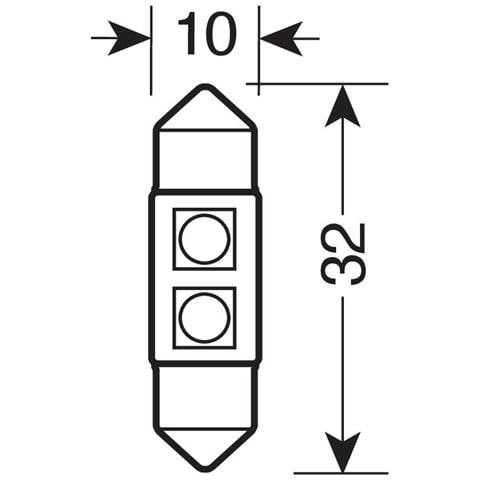 da Siluro Hyper-led 10x31mm. 2smd (6chips)  - Foto 5