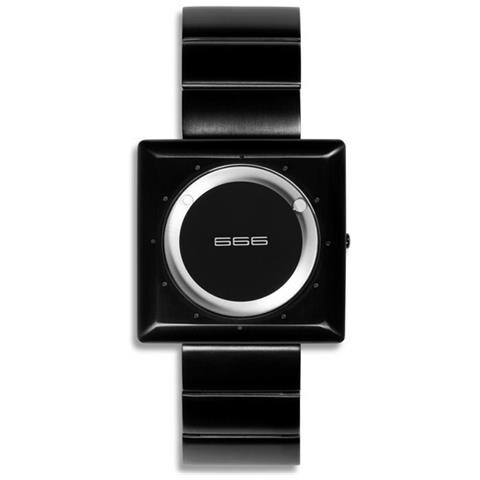 666Barcelona Orologio Analogico Quarzo Unisex Adulto con Cinturino in Acciaio Inox 666-060 - Foto 2